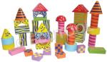 40 PCS Wooden Animal Pattern Building Blocks