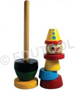 Wooden Clown Stack Up
