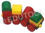 Wooden Magnetic Stack-Up Train
