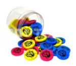 Coloured Ladybird Counters