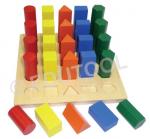 Graduated Geometric Shape Puzzle