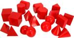 Plastic 3-D Geometric Solids
