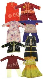 Set Pakaian Tradisional (8 Jenis)