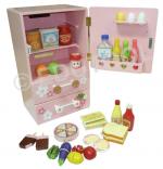 3 Door Wooden Fridge