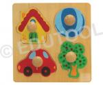 Big Knob Puzzle - House