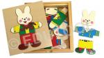 Expression and Dress-up Puzzle: Rabbit