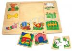 Matching Puzzle - My Home